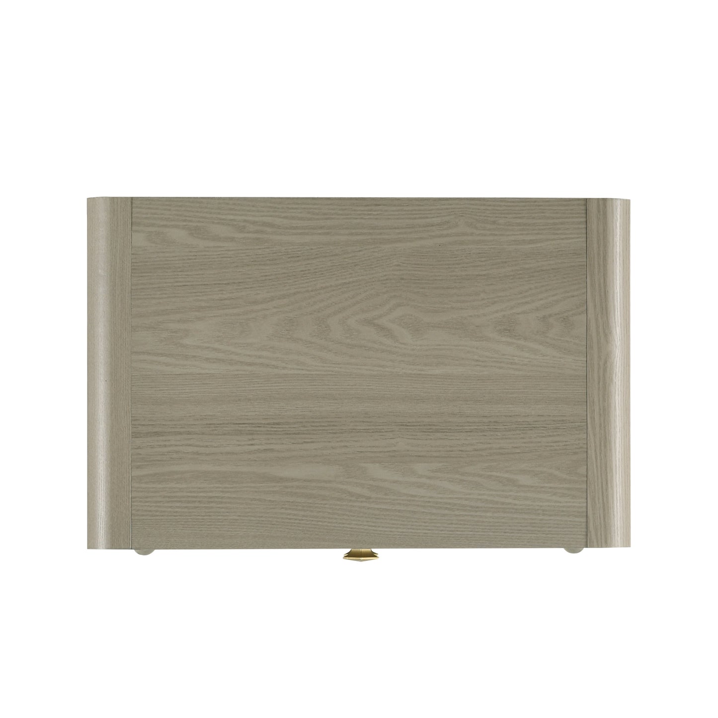 Modern Gray Nightstand with Smooth-Glide Drawers