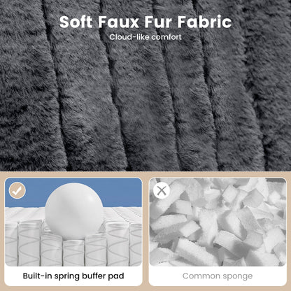 Contemporary Power Glider Recliner w/ Swivel – Pillow Fill, Curved Arms