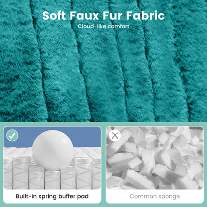 Contemporary Power Glider Recliner w/ Swivel – Pillow Fill, Curved Arms