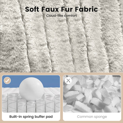 Contemporary Power Glider Recliner w/ Swivel – Pillow Fill, Curved Arms