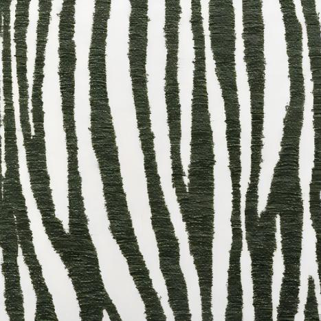 Contemporary Zebra-Stripe Accent Chair – Sculptural Cylindrical Backrest