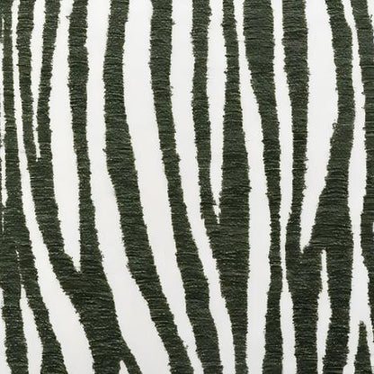 Contemporary Zebra-Stripe Accent Chair – Sculptural Cylindrical Backrest