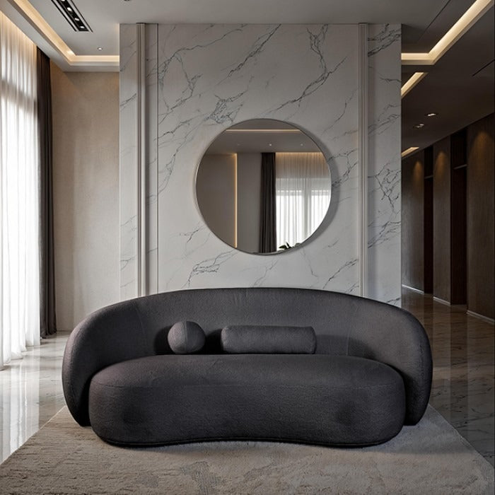 Contemporary Sculpted Sofa – Floating Design, High Density Foam and Pocketed Coil