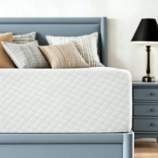 Cooling Gel Memory Foam Mattress – Medium Firm, Motion Isolation, Pressure-Relieving Bed in a Box